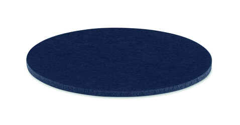 Runder Untersetzer RPET - Blau bedrucken, Art.-Nr. MO2356-04 Runder Untersetzer RPET - Blau bedrucken, Art.-Nr. MO2356-04