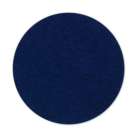 Runder Untersetzer RPET - Blau bedrucken, Art.-Nr. MO2356-04 Runder Untersetzer RPET - Blau bedrucken, Art.-Nr. MO2356-04