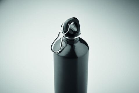 Trinkflasche recycelter 750 ml - Schwarz bedrucken, Art.-Nr. MO2404-03 Trinkflasche recycelter 750 ml - Schwarz bedrucken, Art.-Nr. MO2404-03