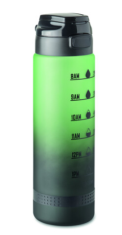 Sport-Trinkflasche RPET 1L - Grün bedrucken, Art.-Nr. MO2409-09 Sport-Trinkflasche RPET 1L - Grün bedrucken, Art.-Nr. MO2409-09