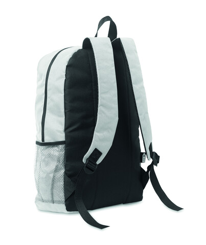 Rucksack 600D RPET Polyester - Weiß bedrucken, Art.-Nr. MO2491-06 Rucksack 600D RPET Polyester - Weiß bedrucken, Art.-Nr. MO2491-06
