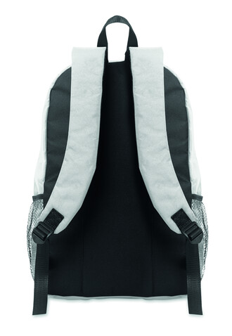 Rucksack 600D RPET Polyester - Weiß bedrucken, Art.-Nr. MO2491-06 Rucksack 600D RPET Polyester - Weiß bedrucken, Art.-Nr. MO2491-06