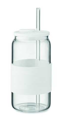 Trinkglas Borosilikat 550ml - Weiß bedrucken, Art.-Nr. MO2506-06