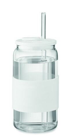 Trinkglas Borosilikat 550ml - Weiß bedrucken, Art.-Nr. MO2506-06