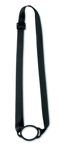 Lanyard mit Getränkehalter - Schwarz bedrucken, Art.-Nr. MO2582-03 Lanyard mit Getränkehalter - Schwarz bedrucken, Art.-Nr. MO2582-03