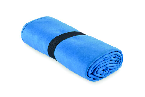 Sport-/Strandtuch Mikrofaser - Blau bedrucken, Art.-Nr. MO2583-04