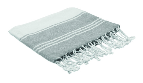 Strandtuch-Set - Grau bedrucken, Art.-Nr. MO2584-07 Strandtuch-Set - Grau bedrucken, Art.-Nr. MO2584-07