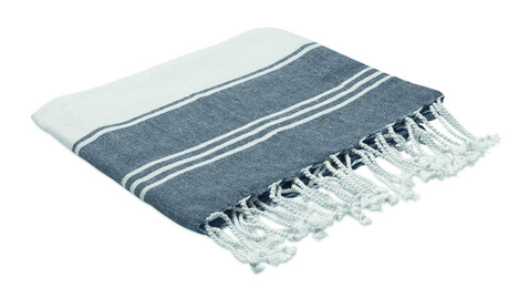 Strandtuch-Set - Blau bedrucken, Art.-Nr. MO2584-04 Strandtuch-Set - Blau bedrucken, Art.-Nr. MO2584-04