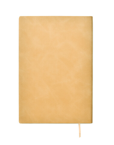 DIN A5 Smokey Notizbuch PU - Beige bedrucken, Art.-Nr. MO2663-13