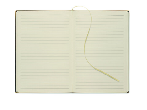 DIN A5 Smokey Notizbuch PU - Beige bedrucken, Art.-Nr. MO2663-13