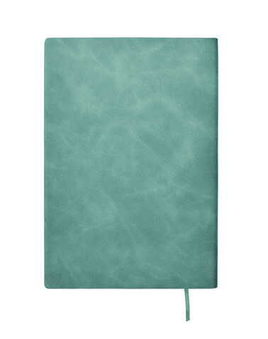 DIN A5 Smokey Notizbuch PU - Petrol bedrucken, Art.-Nr. MO2663-20 DIN A5 Smokey Notizbuch PU - Petrol bedrucken, Art.-Nr. MO2663-20