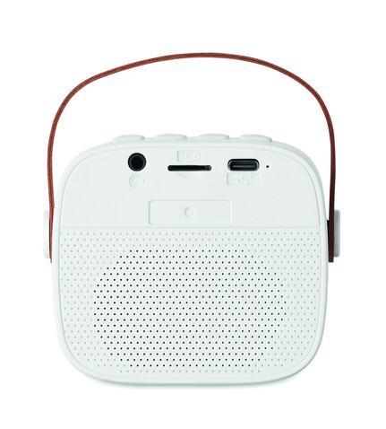 5.0 Wireless Lautsprecher - Weiß bedrucken, Art.-Nr. MO2666-06