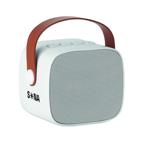 5.0 Wireless Lautsprecher - Weiß bedrucken, Art.-Nr. MO2666-06
