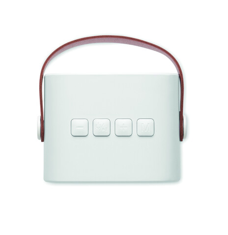 5.0 Wireless Lautsprecher - Weiß bedrucken, Art.-Nr. MO2666-06