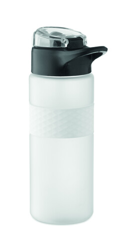 Trinkflasche RPET 700ml - Transparent Weiß bedrucken, Art.-Nr. MO2755-26