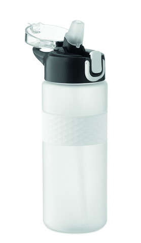 Trinkflasche RPET 700ml - Transparent Weiß bedrucken, Art.-Nr. MO2755-26