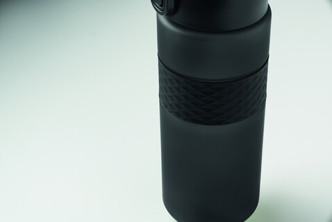 Trinkflasche RPET 700ml - Schwarz bedrucken, Art.-Nr. MO2755-03 Trinkflasche RPET 700ml - Schwarz bedrucken, Art.-Nr. MO2755-03