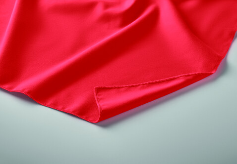 Mikrofaser-Handtuch 50X100cm - Rot bedrucken, Art.-Nr. MO2761-05 Mikrofaser-Handtuch 50X100cm - Rot bedrucken, Art.-Nr. MO2761-05