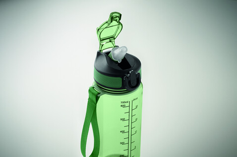 Sport-Trinkflasche 700ml - Transparent Grün bedrucken, Art.-Nr. MO2792-24 Sport-Trinkflasche 700ml - Transparent Grün bedrucken, Art.-Nr. MO2792-24
