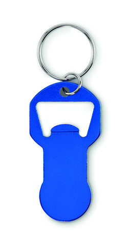 Schlüsselring mit Kapselheber - Blau bedrucken, Art.-Nr. MO2793-04 Schlüsselring mit Kapselheber - Blau bedrucken, Art.-Nr. MO2793-04