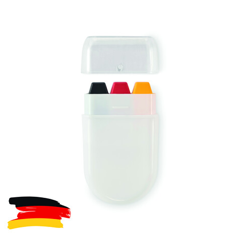 Fan Schminkstift - Gelb bedrucken, Art.-Nr. MO2807-08 Fan Schminkstift - Gelb bedrucken, Art.-Nr. MO2807-08