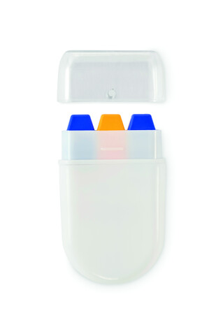 Fan Schminkstift - Blau bedrucken, Art.-Nr. MO2807-04