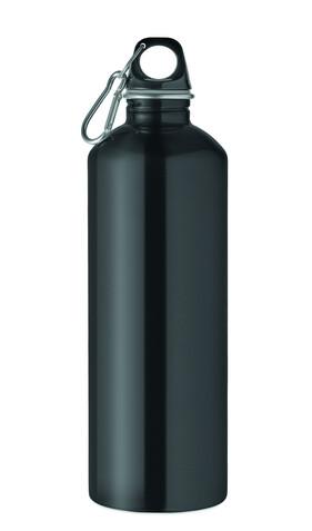 Einwandige Trinkflasche 1000ml - Schwarz bedrucken, Art.-Nr. MO2829-03 Einwandige Trinkflasche 1000ml - Schwarz bedrucken, Art.-Nr. MO2829-03