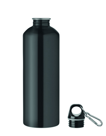 Einwandige Trinkflasche 1000ml - Schwarz bedrucken, Art.-Nr. MO2829-03 Einwandige Trinkflasche 1000ml - Schwarz bedrucken, Art.-Nr. MO2829-03