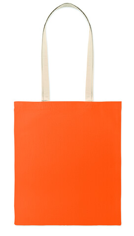 Einkaufstasche aus Baumwolle - Orange bedrucken, Art.-Nr. MO2868-10 Einkaufstasche aus Baumwolle - Orange bedrucken, Art.-Nr. MO2868-10