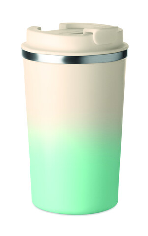 Doppelwandiger Becher 350 ml - Mintgrün bedrucken, Art.-Nr. MO2885-77