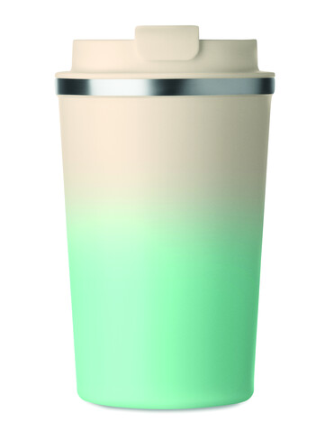 Doppelwandiger Becher 350 ml - Mintgrün bedrucken, Art.-Nr. MO2885-77
