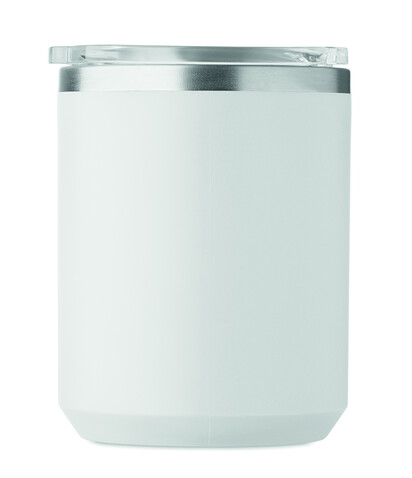 Doppelwandiger Becher 400ml - Weiß bedrucken, Art.-Nr. MO2900-06