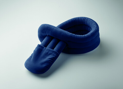 Flexibles Reisekissen - Marineblau bedrucken, Art.-Nr. MO2906-85