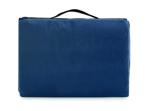 Picknickdecke RPET-Fleece - Blau bedrucken, Art.-Nr. MO2978-04 Picknickdecke RPET-Fleece - Blau bedrucken, Art.-Nr. MO2978-04