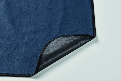 Picknickdecke RPET-Fleece - Blau bedrucken, Art.-Nr. MO2978-04 Picknickdecke RPET-Fleece - Blau bedrucken, Art.-Nr. MO2978-04