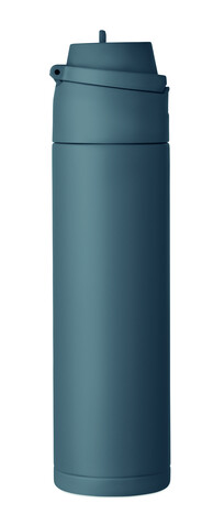 Doppelwandige Flasche 500 ml - Petrol bedrucken, Art.-Nr. MO2988-20