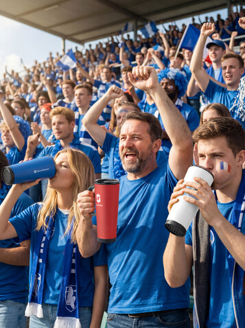 Doppelwandiger Becher 700ml - Königsblau bedrucken, Art.-Nr. MO2995-37 Doppelwandiger Becher 700ml - Königsblau bedrucken, Art.-Nr. MO2995-37