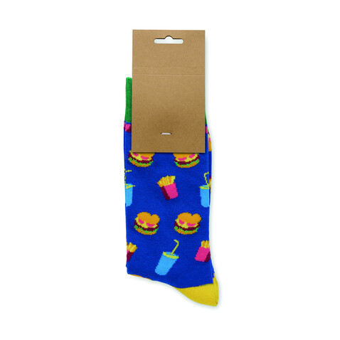 Socken 38-42 - Königsblau bedrucken, Art.-Nr. MO3100-37