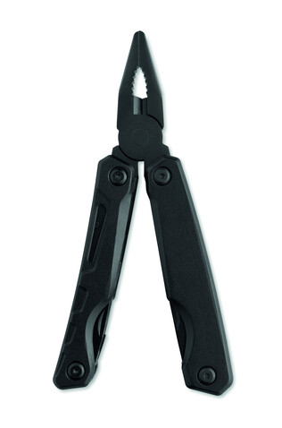 13in1 faltbares Multitool - Schwarz bedrucken, Art.-Nr. MO3129-03