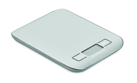 Digitale Küchenwaage 5kg - Silber bedrucken, Art.-Nr. MO3142-14 Digitale Küchenwaage 5kg - Silber bedrucken, Art.-Nr. MO3142-14