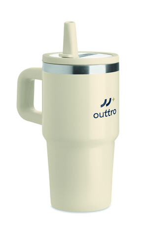 Doppelwandiger Trinkbecher 500ml - Beige bedrucken, Art.-Nr. MO3170-13 Doppelwandiger Trinkbecher 500ml - Beige bedrucken, Art.-Nr. MO3170-13