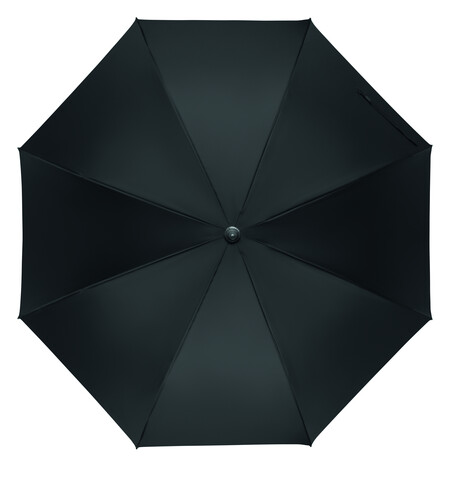 27" Regenschirm Holzgriff - Schwarz bedrucken, Art.-Nr. MO3220-03