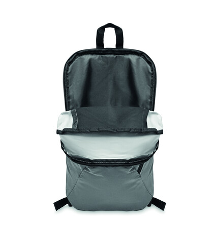 Reflektierender Rucksack 600D - Mattsilber bedrucken, Art.-Nr. MO6131-16 Reflektierender Rucksack 600D - Mattsilber bedrucken, Art.-Nr. MO6131-16