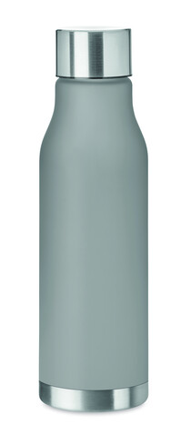 Trinkflasche RPET 600ml - Transparent Grau bedrucken, Art.-Nr. MO6237-27
