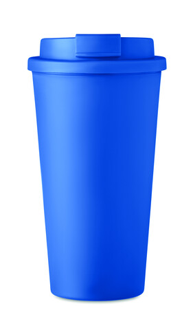 Doppelwandiger Becher 450ml - Blau bedrucken, Art.-Nr. MO6244-04 Doppelwandiger Becher 450ml - Blau bedrucken, Art.-Nr. MO6244-04