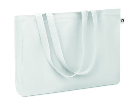 Recycelte Canvas-Tasche - Weiß bedrucken, Art.-Nr. MO6380-06