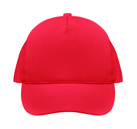 Cap organic cotton 250 g/m² - Rot bedrucken, Art.-Nr. MO6432-05 Cap organic cotton 250 g/m² - Rot bedrucken, Art.-Nr. MO6432-05