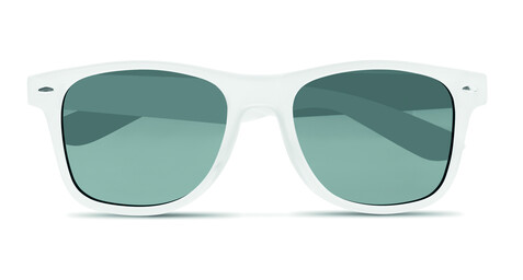 Sonnenbrille RPET - Weiß bedrucken, Art.-Nr. MO6531-06