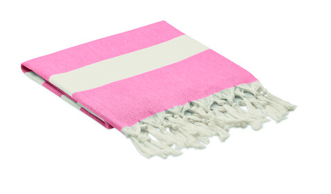 Hamman handdoek 140 gr/m² - Rot bedrucken, Art.-Nr. MO6554-05