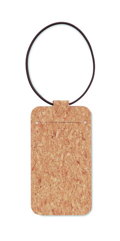 Gepäckanhänger Kork - Beige bedrucken, Art.-Nr. MO6556-13